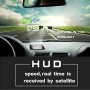 A3 3,5-дюймовый автомобильный GPS HUD / OBD, установленная на транспортных средствах Gator. , Переключение в милю, функции скорости тревоги