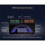 S7 5.8 inch Car GPS HUD / OBD2 Vehicle-mounted Gator Automotive Head Up Display Security System with Dual Display, Support Car Local Real Time & Real Speed & Turn Speed & Water Temperature & Oil Consumption & Driving Distance / Time & Voltage & Elevation 