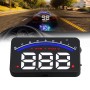 Geyiren M6 HUD 3.0 inch Car Head Up Display with OBDII & EUOBD System, Speed & Over Speed Alarm, RPM, Water Temperature & High Water Temperature Alarm, Voltage & Low Voltage Alarm, Freely Switch Between kilometers and Miles(Black)