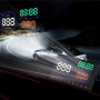 Geyiren M9 HUD 5.5 inch Car Head Up Display with OBDII & EUOBD System, Speed & Over Speed Alarm, RPM, Water Temperature & High Water Temperature Alarm, Voltage & Low Voltage Alarm, Instantaneous Fuel Consumption, Average Fuel Consumption, Driving Distance