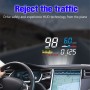 D5000 OBD2 5 inch Vehicle-mounted Head Up Display Security System, Support Car Speed / Engine Revolving Speed Display / Water Temperature / Battery Voltage / Detection and Elimination Fault Code