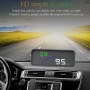 P9 HUD 3.6 inch Car OBD2 Smart Digital Meter with Multi-color, Speed & RPM & Water Temperature & Oil Consumption & Driving Distance / Time & Voltage Display, Over Speed Alarm, Low Voltage Alarm, Kilometers & Miles Switching, Light Sensor Functions