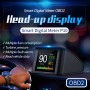 P10 HUD 2.2 inch Car OBD2 Smart Digital Meter with TFT LCD Multi-color, Speed & RPM & Water Temperature & Oil Consumption & Driving Distance / Time & Voltage Display, Over Speed Alarm, Low Voltage Alarm, Kilometers & Miles Switching, Light Sensor Function