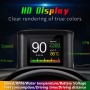 P10 HUD 2.2 inch Car OBD2 Smart Digital Meter with TFT LCD Multi-color, Speed & RPM & Water Temperature & Oil Consumption & Driving Distance / Time & Voltage Display, Over Speed Alarm, Low Voltage Alarm, Kilometers & Miles Switching, Light Sensor Function