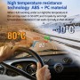 Q700 OBD2 HUD 5,5-дюймовый автомобильный головок Head Up System Security с разноцветным светодиодом, скоростью и обойдением и температурой воды и потреблением масла и расстоянии вождения / расстоянием времени и напряжением, над скоростью тревоги, сигнализ