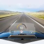 Универсальный мобильный навигационный кронштейн GPS HUD Head Up Display Car Мобильный телефон Мобильный телефон (с силиконовым анти -SKID), для iPhone, Samsung, LG, Nokia, HTC, Xiaomi, Sony, Huawei и других смартфонов (черные)