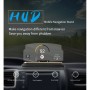 Универсальный мобильный навигационный кронштейн GPS HUD Head Up Display Car Мобильный телефон Мобильный телефон (с силиконовым анти -SKID), для iPhone, Samsung, LG, Nokia, HTC, Xiaomi, Sony, Huawei и других смартфонов (черные)