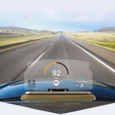 Универсальный мобильный навигационный кронштейн GPS HUD Head Up Display Car Мобильный телефон Мобильный телефон (с силиконовым анти -SKID), для iPhone, Samsung, LG, Nokia, HTC, Xiaomi, Sony, Huawei и других смартфонов (золото)