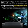 T900 CAR GPS HUD Virtual HD Отражающая плата Hever-Up Head-Up Head-Up, скорость и дисплей расстояния / времени, над скоростью и напряжением, а также тревога с низким напряжением, утомляемое вождение