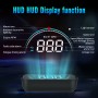 M8 3.5 inch Universal Car OBD2 HUD Vehicle-mounted Head Up Display