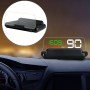 C500 CAR HUD Virtual HD-дисплей HD Head-Up, с регулируемой платой отражения, скоростью и RPM и температурой температуры воды и потреблением масла и расстоянием вождения / дисплеем времени и напряжения, над скоростью, подключите интерфейс OBD2 (зеленый)