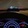 H80 Car 3.2 inch OBD HUD Head-up Display Support Engine Failure Alarm / Water Temperature Alarm Voltage Alarm