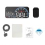 H300 Car 5 inch OBD HUD Head-up Display Support Engine Failure Alarm / Water Temperature Alarm Voltage Alarm