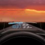 H402 Car 4 inch OBD Mode HUD Head-up Display Support Engine Failure Alarm / Water Temperature Alarm Voltage Alarm