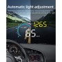 M12 OBD2 + GPS-режим Head-Up Head-Up Display HUD Overspeed / Speed ​​/ Температура воды / низкое напряжение / тревога неисправности