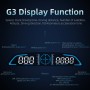 G3 Car 5.5 inch HUD Head-up Display HD GPS Speed Alarm Odometer