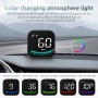 G4 Head Up Display Car Speedometer Smart Digital Alarm Reminder GPS HUD