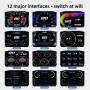 P1 3.5 inch Car OBD2 GPS HUD Head Up System Smart Digital Speedometer Meter Display