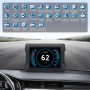 P22 3,5 -дюймовый автомобиль HUD Head Up Display GPS OBD2 Двойной системный проектор ветрового стекла