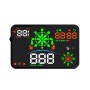 H8 3,5-дюймовый универсальный автомобиль GPS + навигация HUD Mount Mindation Head Up Display Speed ​​Display