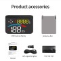 M16 Car HUD Head-up Display GPS Speed Meter Speed / Voltage