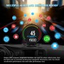 P15 OBD2 CAR HUD HEAD-UP DESIVE Температура воды / скорость / напряжение транспортного средства / напряжение