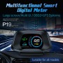 P19 Car HUD Head-up Display GPS Speed Meter Car OBD2 Fault Elimination Code