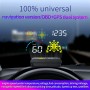 Q10 Car HUD Head-Up Head-Up Display GPS-счетчик