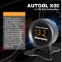 X60 Car HUD Head-up Display Speedometer / Water Temperature Gauge