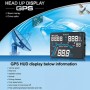 Q7 5.5 inch Car GPS HUD Vehicle-mounted Head Up Display Security System, Support Speed & Real Time & Altitude & Over Speed Alarm & Satellite Number, etc.