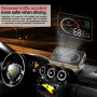 X6 3,5 дюйма Car obdii / euobd hud, установленная на автомобиле, система безопасности дисплея, скорость поддержки и температура воды и скорость скорости, а также потребление топлива, напряжение батареи и т. Д.