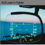 X5 HUD 3 -дюймовый универсальный многочасочный дисплей Head Up с системой OBDII EOBD, датчиками света, скоростью вращения, блоком скорости вращения, маркой блока, напряжением, температурой воды, отметками тревоги (черный)