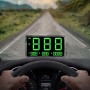 Kingneed C80 4.5inch HUD Car Head-up Display GPS Speed Meter Overspeed Alarm Mileage Altitude Clock(Black)