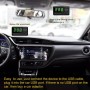 Kingneed C60 3inch Car HUD Head-up Display Car Speed Meter Universal Projection GPS Satellite Speed Measurement(Black)