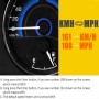 Kingneed C60S 3inch Car HUD Head-up Display Car Universal GPS Satellite Speedometer Speeding Alarm Speeding Alarm / GPS Satellite Speed Measurement(Black)