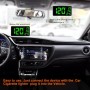C1090 6,2 дюйма HUD CAR Head-Up Head-Up Display GPS CAR Универсальный пробег скорости скорости. Столичный измерение скорости и GPS измерение скорости спутника (черное)