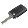 For PEUGEOT 2 Buttons Intelligent Remote Control Car Key with PCF7961 Integrated Chip & Battery & Holder & Slotted Key Blade & ASK Signal, Frequency: 433MHz