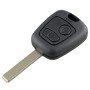 Для Peugeot 206/307 2 кнопки интеллектуальной автомобиль с дистанционным управлением с интегрированным чипом и батареей, без рифмы, частота: 433 МГц