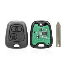 For Peugeot 206 433MHz 2 Buttons Intelligent Remote Control Car Key, Key Blank:SX9
