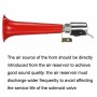 180DB Car Super Loud Air Horn Bird Call Single Pipe Air Whistle Horn