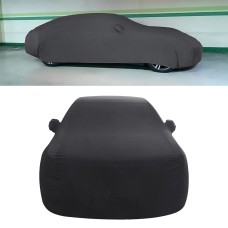 Анти-Дюст против UP-изолируемого эластичной силовой валовой валовой валотный автомобиль для автомобиля седана, размер: L, 4,9 м ~ 5,25 м (черный)