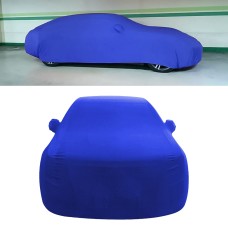 Анти-Дюст против UV-изолируемого эластичной силовой валовой валовой автомобиль для автомобиля седана, размер: L, 4,9 м ~ 5,25 м (синий цвет)
