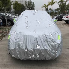 Peva Anti-Dust Водонепроницаемое солнцепроберовое внедорожное внедорожник с полосками предупреждения, подходит для автомобилей до 4,7 м (183 дюйма) в длину