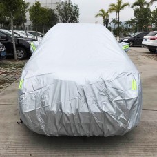 ПВХ против Dust Sunproof Suv Cover с предупреждающими полосками, подходит для автомобилей до 5,1 млн. (199 дюйма) в длину