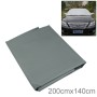 Car Windshield Sun Shade Winter Car Snow Shield Cover Auto Front Windscreen / Rain / Frost / Sunshade Auto Snow Shield PEVA Plus Cotton for Winter Use, Size: 200x140cm(Grey)