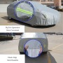 Peva Anti-Dust Waterprose Sunprose Car Cover Car с полосками предупреждения, подходит для автомобилей до 5,1 м (199 дюйма) в длину