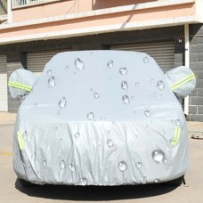 Peva Anti-Dust Водонепроницаемой солнечный седан-крышка седана с предупреждающими полосами, вполне подходит автомобили до 4,5 м (176 дюймов) в длину