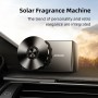 JOYROOM JR-CP006 Solar Fragrance Machine Record Shape Car Metal Aromatherapy Diffuser Perfume Air Freshener (Black)