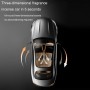 JOYROOM JR-CP006 Solar Fragrance Machine Record Shape Car Metal Aromatherapy Diffuser Perfume Air Freshener (Black)