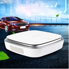 XJ-002 Car / Household Smart Touch Control Air Purifier Negative Ions Air Cleaner(White)